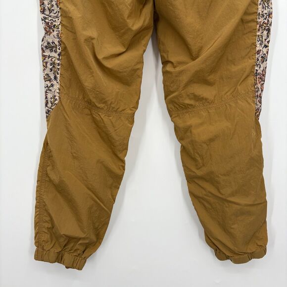 Urban Outfitters Swishy Drawstring Waist Golden Floral Print Joggers, Sz Small - Picture 6 of 9